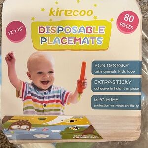 Kirecoo Disposable Placemats 80 Pieces